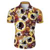 Beach Shirt Washington Redskins Hawaiian Shirt Short Sleeve For Fans