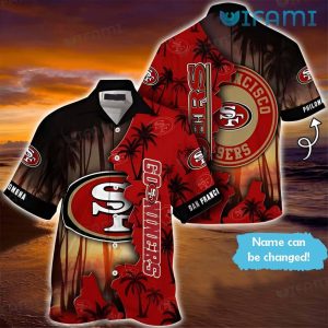 49ers Hawaiian Shirt Go Niners Custom Name San Francisco 49ers Gift