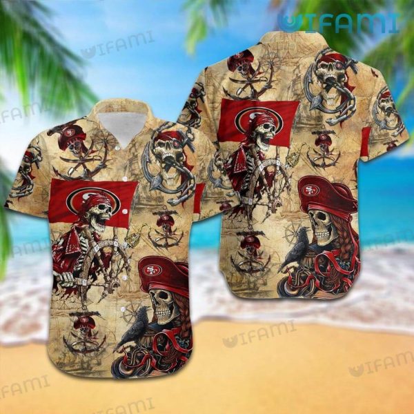 49ers Hawaiian Shirt Pirates San Francisco 49ers Gift