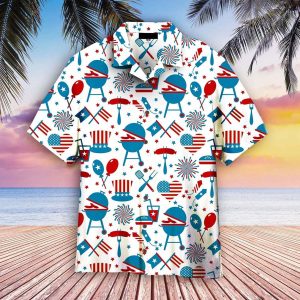 4th Of July Aloha Hawaiian Shirt For Men Women