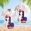 4th Of July Flamingo Hawaiian Shirt-1