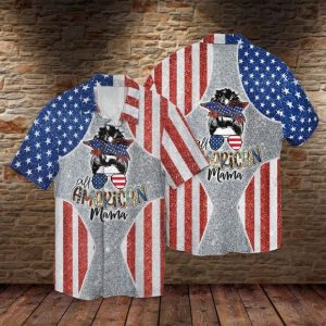 4th Of July Independence Day America Mama Hawaiian Shirt-1