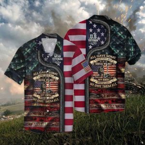 4th Of July Independence Day Memorial Day All Gave Some Owe Them All Hawaiian Shirt
