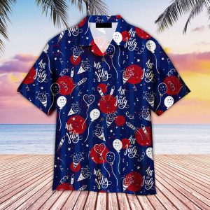 4th Of July Party Seamless Hawaiian Shirt For Men Women