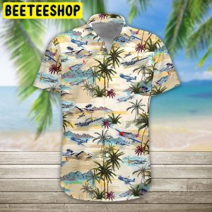 Aircraft 3d All Over Printed Trending Hawaiian Shirt-1