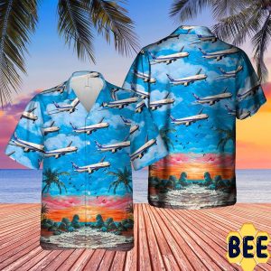 All Nippon Airways Boeing 777-381er Trending Hawaiian Shirt-1