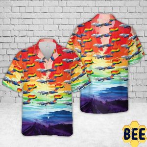 Allegiant Airlines Fly With Lgbt Pride Trending Hawaiian Shirt-1