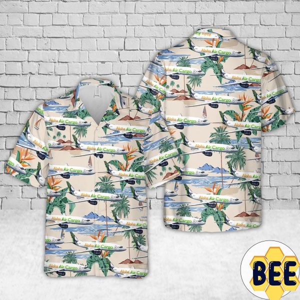 Aloha Air Cargo 737-300 Trending Hawaiian Shirt-1