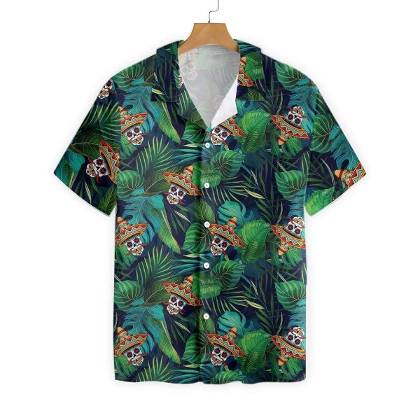 Aloha Mexican Skull Hawaiian Shirt