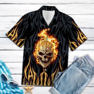 Aloha Shirt Skull Fire Ty2007 – Hawaiian Shirt-1