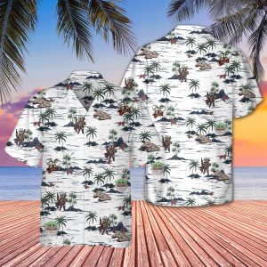 Aloha Star War Cactus Hawaiian Tropical Shirt