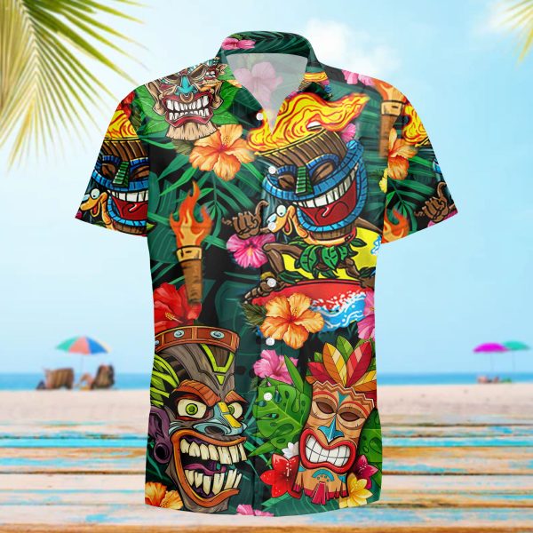 Aloha Tiki Tiki Hawaii Shirt-1