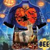 Alpaca Lovers Halloween Night Halloween Hawaiian Shirt-1