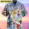 Amazing Christmas Snowman Unisex Trending Hawaiian Shirt-1