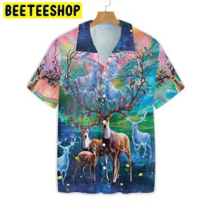 Amazing Deer Trending Hawaiian Shirt-1