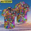 Amazing Guitar Hippie Color 3d All Over Printed Trending Hawaiian Shirt-1