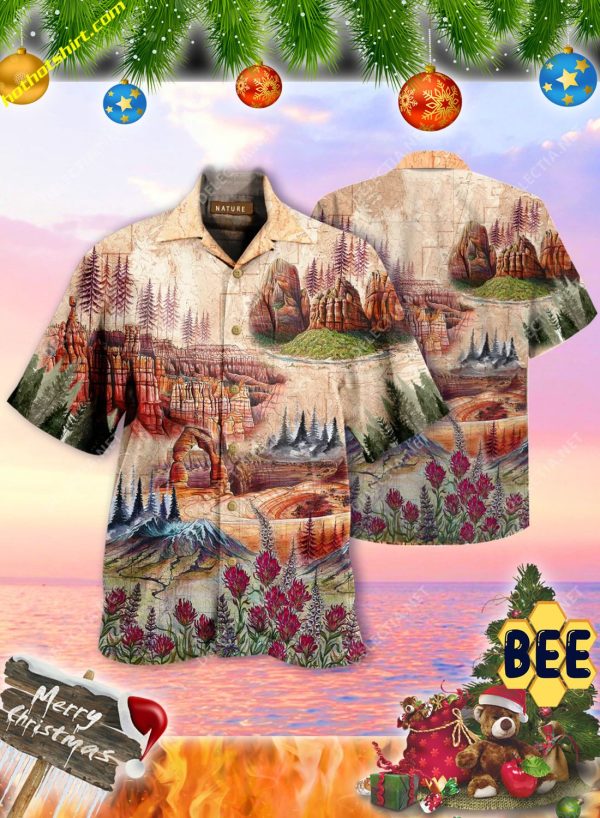 Amazing Landscape In National Parks Trending Hawaiian Shirt-1