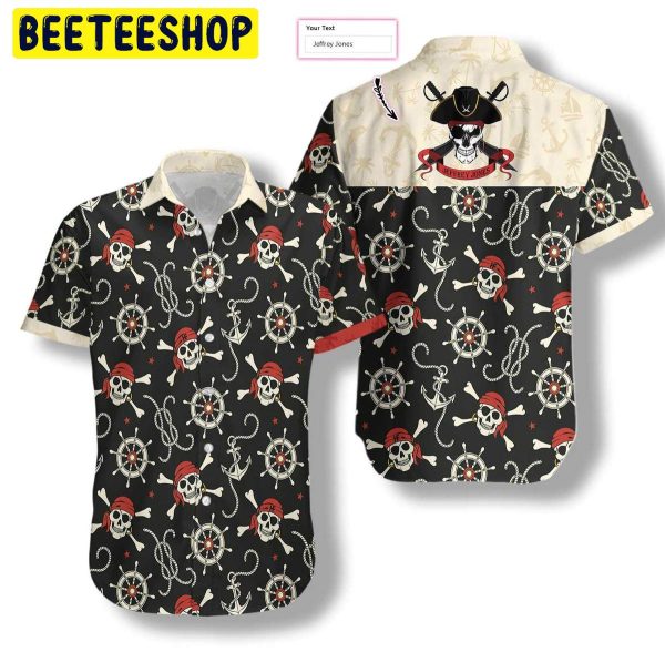 Amazing Pirate Captain Personalized Trending Hawaiian Shirt-1