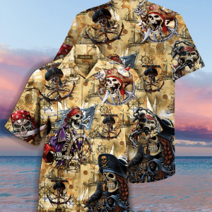 Amazing Pirate Skull Hawaiian Shirt Gifts