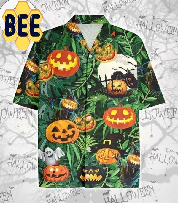 Amazing Pumpkin Halloween Hawaiian Shirt-1