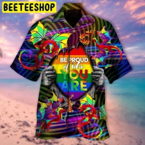 Amazing Rainbow Dragon Lgbt Unisex Trending Hawaiian Shirt-1