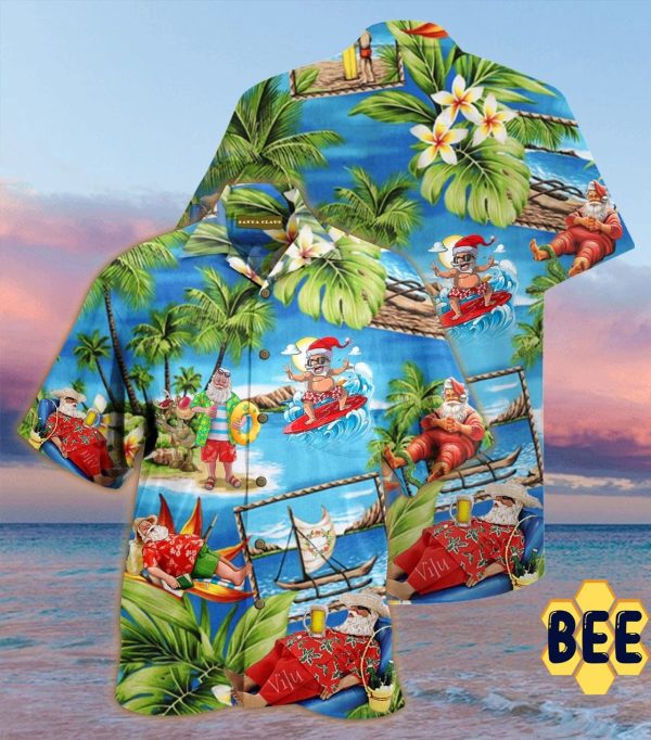 Amazing Santa Claus Trending Hawaiian Shirt-1