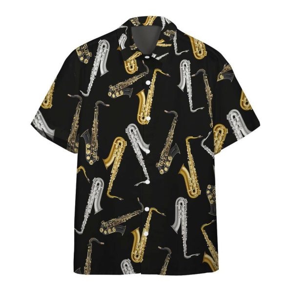 Amazing Saxophone 3d All Over Printed Hawaiian Shirt