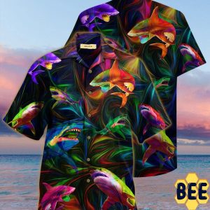 Amazing Shark Art Trending Hawaiian Shirt-1