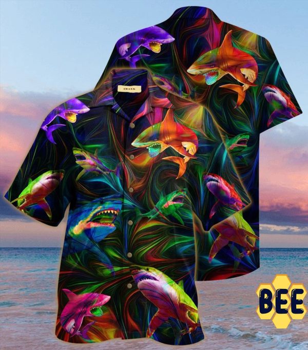 Amazing Shark Art Trending Hawaiian Shirt-1