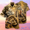 Amazing Skull 3d All Over Printed Hawaiian Shirt