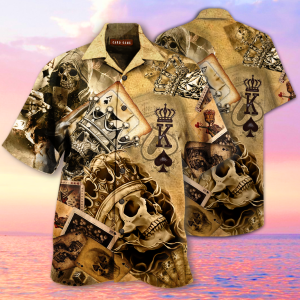 Amazing Skull 3d All Over Printed Hawaiian Shirt