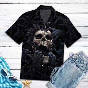 Amazing Skull Hawaiian Shirt P