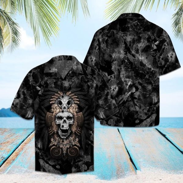 Amazing Skull Hawaiian Shirt Pre13709-1