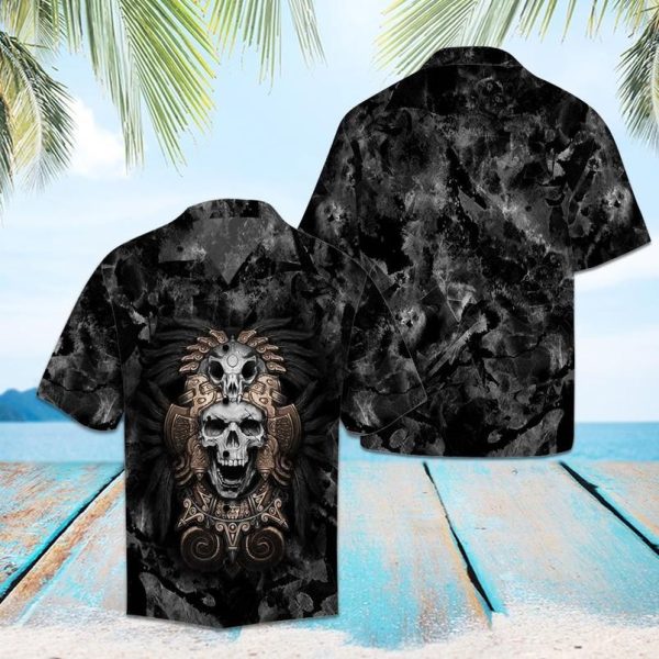 Amazing Skull Hawaiian Shirt Unisex Full Size Adult Colorfu