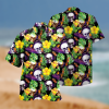 Amazing Skull Tropical 3d Print Hawaiian Shirts