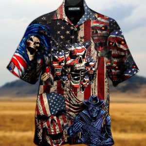 America Skull Pride Edition – Hawaiian Shirts