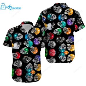American Football Helmet Shirt Aloha Hawaiian Shirt Best Gift Ideas-1
