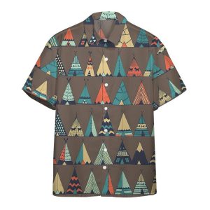 American Native Tents Hawaiian Shirt