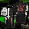 American Skull Billiard Black Unisex Hawaiian Shirt