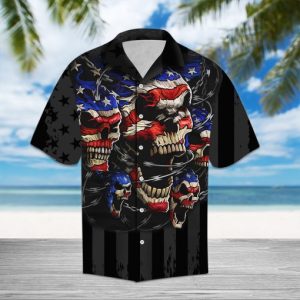American Skulls Hawaiian Shirt