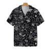 American Traditional Flash Tattoo Skull Hawaiian Shirt Crazy Funny Hawaiian Shirt