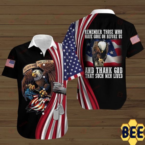 American Veteran Remember Those Who Have Gone On Before Hawaiian Shirt