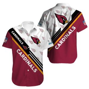 Arizona Cardinals Pattern Hawaiian Shirt For Fans-1