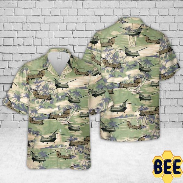 Army Boeing Ch-47 Chinook Trending Hawaiian Shirt-1