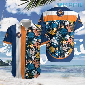 Astros Tropical Shirt Colorful Palm Leaf Houston Astros Gift