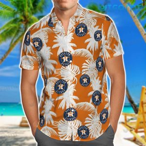 Astros Tropical Shirt White Coconut Tree Logo Houston Astros Gift