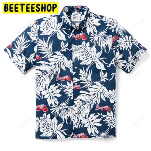 Atlanta Braves Logo Aloha Trending Hawaiian Shirt-1