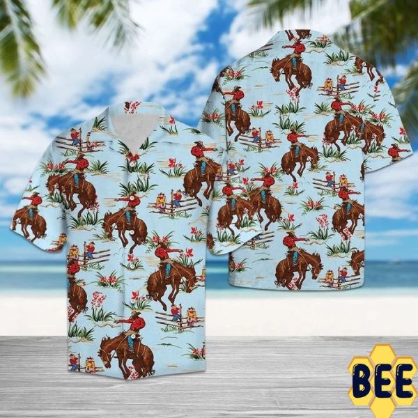 Awesome Cowboy Trending Hawaiian Shirt-1