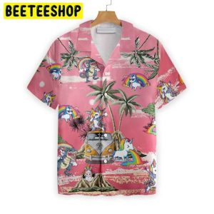 Baby Unicorn Summer Time Trending Hawaiian Shirt-1