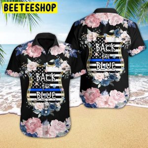 Back The Blue Trending Hawaiian Shirt-1